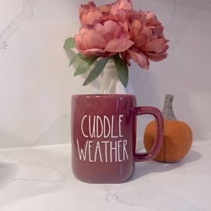 Rae Dunn Maroon Cuddle Weather mug
